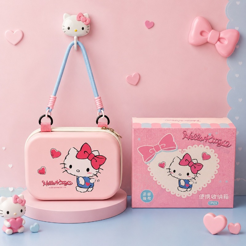 Beauty Makeup Edit - Милый портативный мини-кейс для макияжа Sanrio,