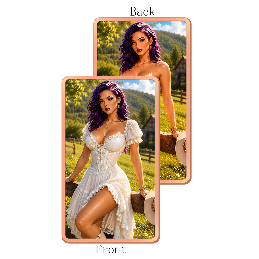 Pure Beauty Hair & Makeup - Монета-слиток из чистой меди 999 пробы,