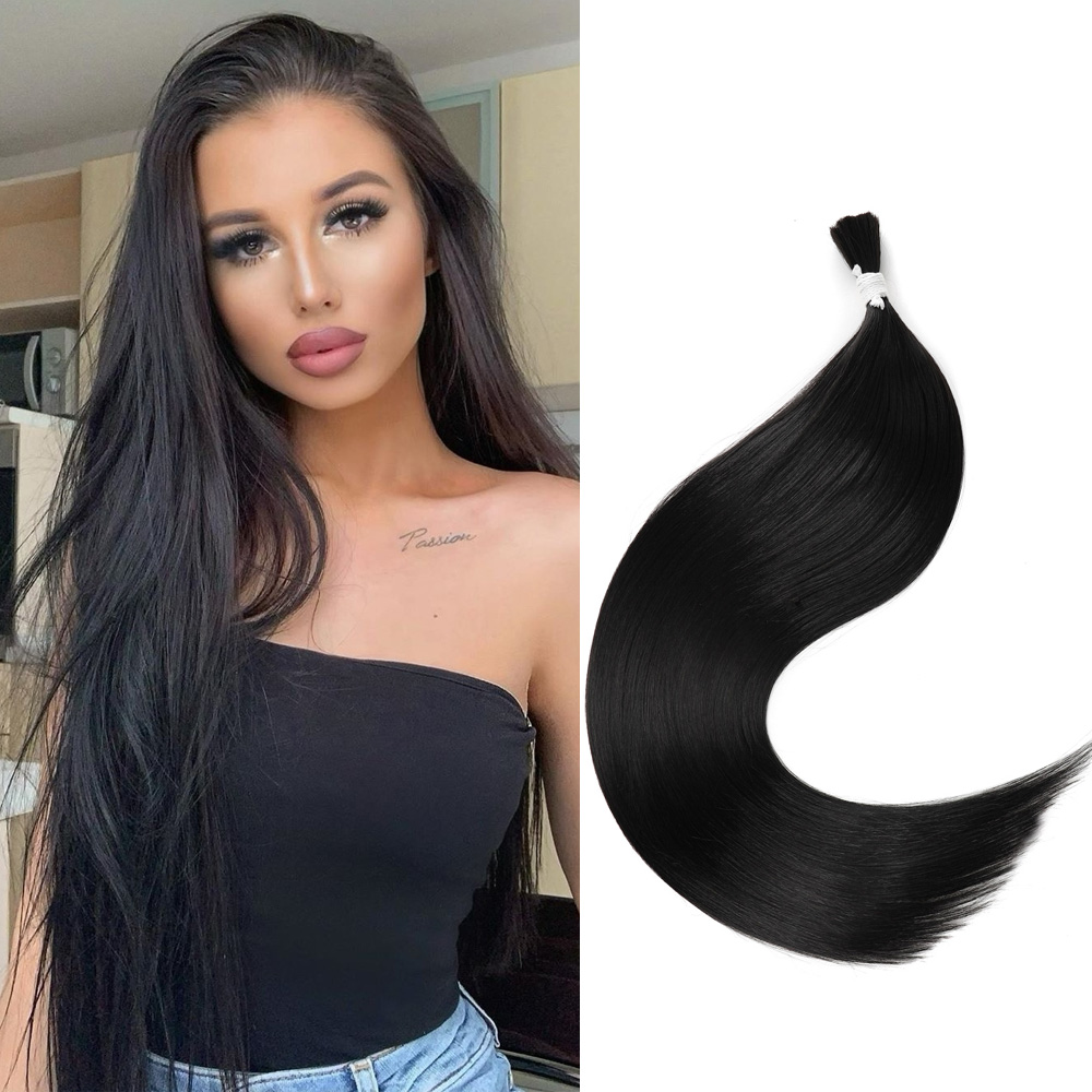 Pure Beauty Hair & Makeup - 28-дюймовые прямые синтетические волосы без плетения,