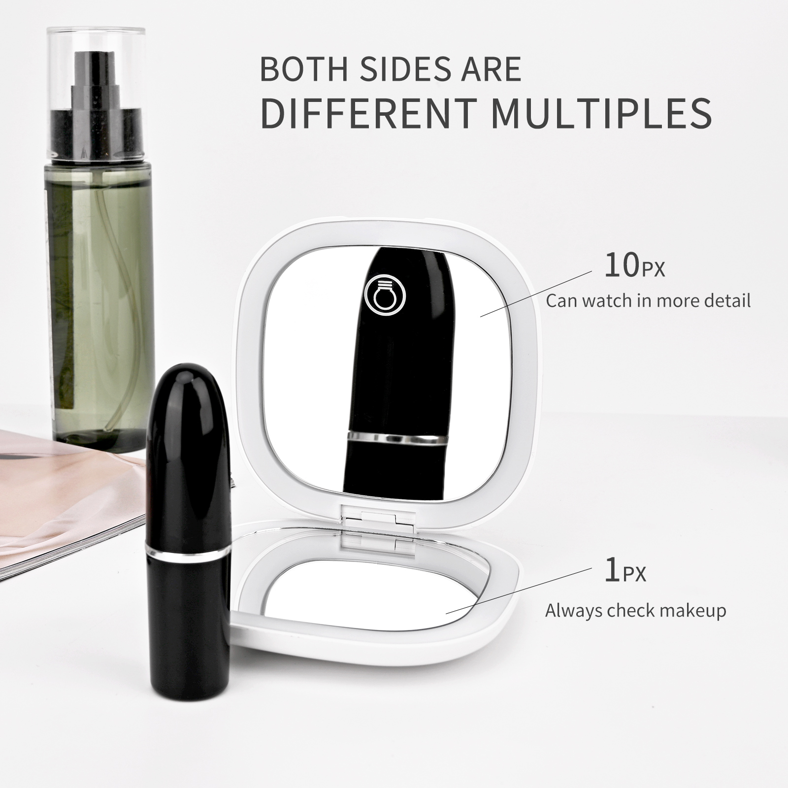 Beauty Makeup Uk - Мини-карманное зеркало для макияжа, туалетный столик,