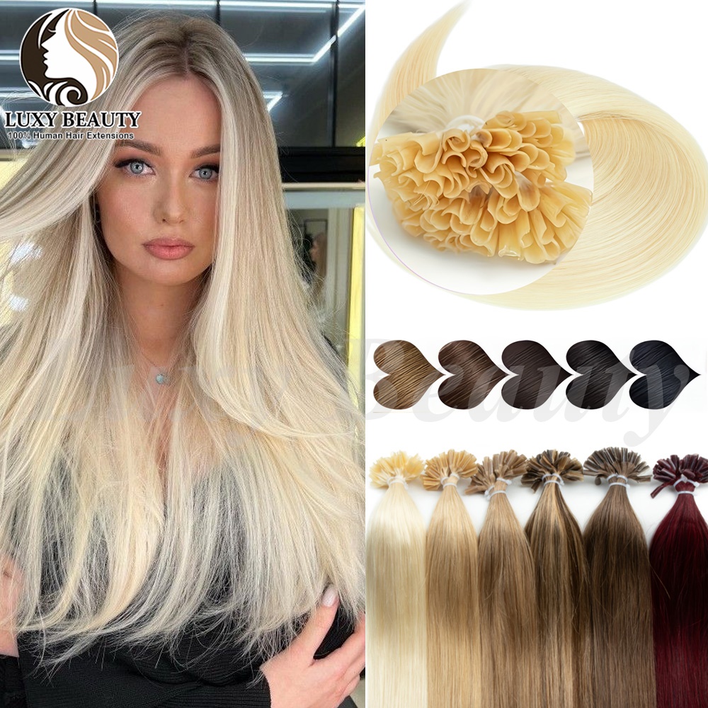 Pure Beauty Hair & Makeup - Наращивание волос U-Tip: кератиновые прямые пряди
