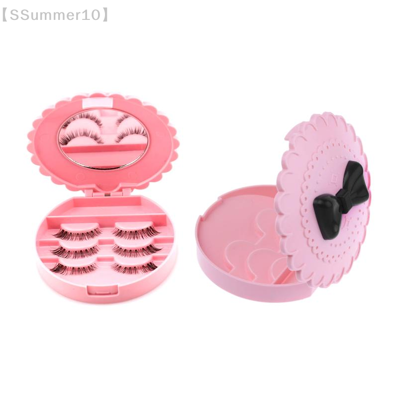 Beauty Makeup Box Set - 【SSummer10】Розовая коробка для хранения накладных ресниц