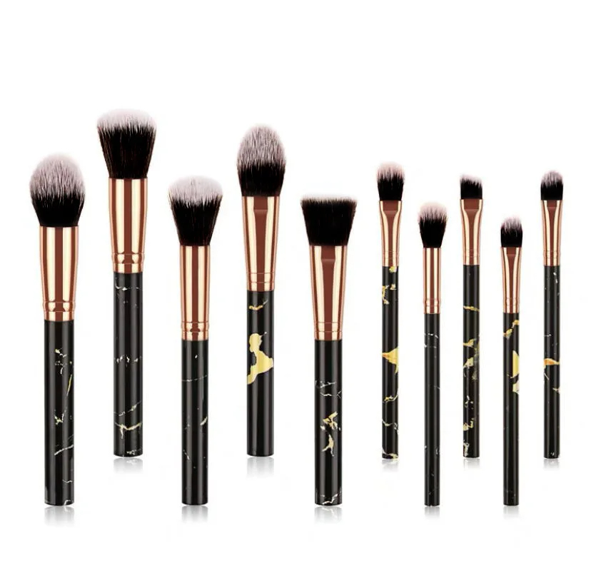 10 шт. мраморных кистей для ма – обзор и цена Makeup Beauty Ro