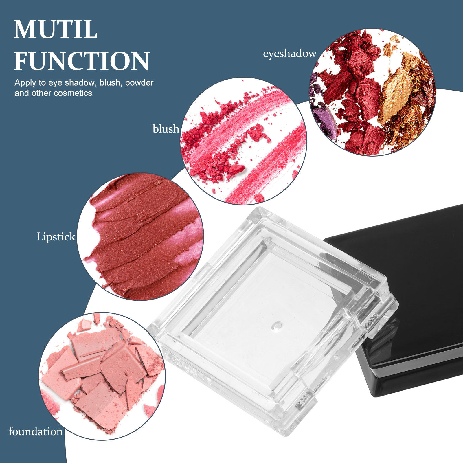 Пустые футляры для теней, 4 шт – обзор и цена Eyeshadow Palette